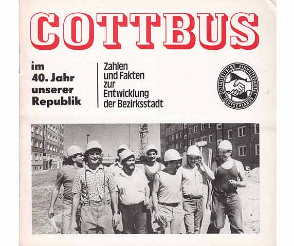 Konvolut „Cottbus. DDR-Geschichte“. 3 Titel. 