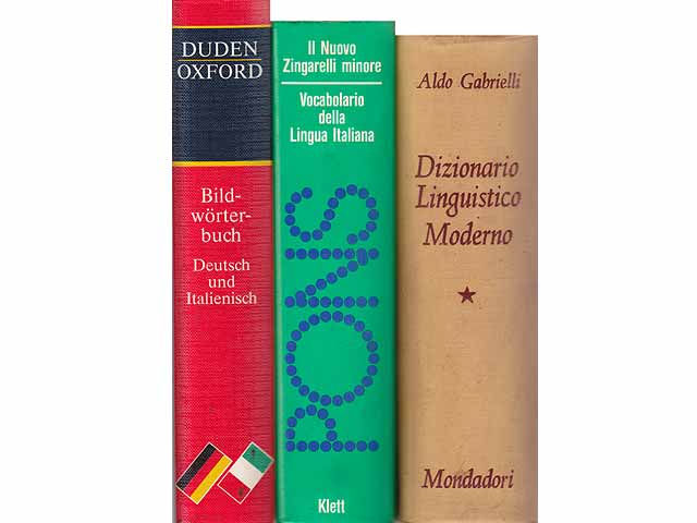 Konvolut „Italienische Sprache erlernen/III“. 3 Titel. 