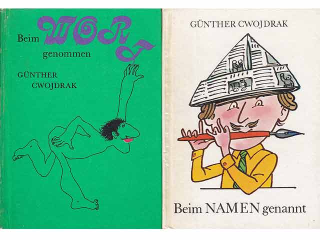 Büchersammlung "Signierte Bücher. Günther Cwojdrak". 2 Titel. 