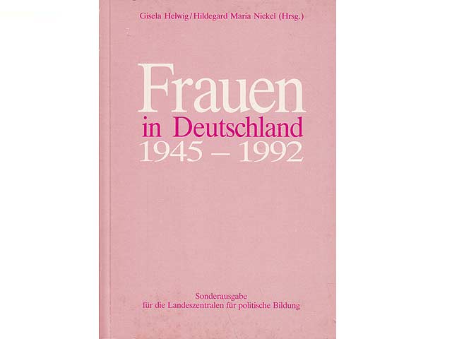 Büchersammlung "Frau und Gesellschaft". 9 Titel. 