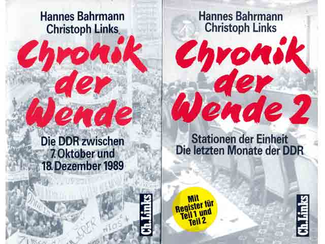 Konvolut "Deutsch-deutsche 1989er-Wende-Literatur". 10 Titel. 