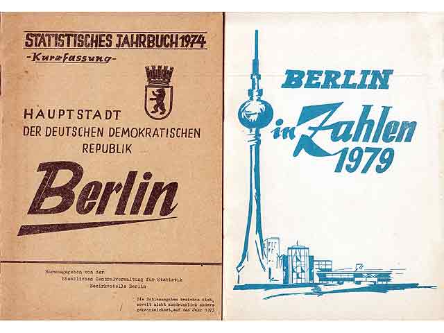 Konvolut "Berlin - Hauptstadt der DDR". 4 Titel. 