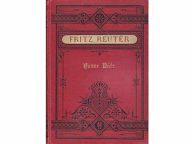Büchersammlung "Fritz Reuter". 4 Titel. 