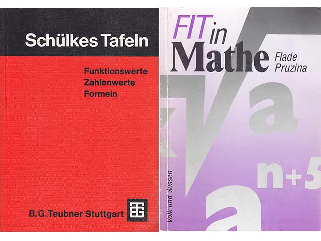 Büchersammlung "Mathematik". 7 Titel. 