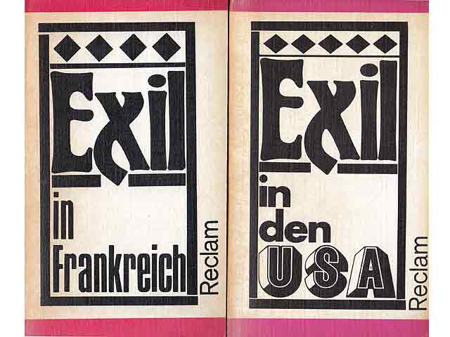 Büchersammlung "Exil". 2 Titel. 