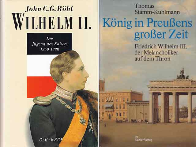Büchersammlung "Preußisches Herrscherhaus/Biographien/II. 2 Titel. 