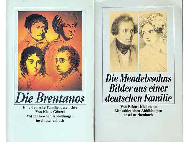Familiengeschichte Brentano und Mendelssohn. 2 Titel. 