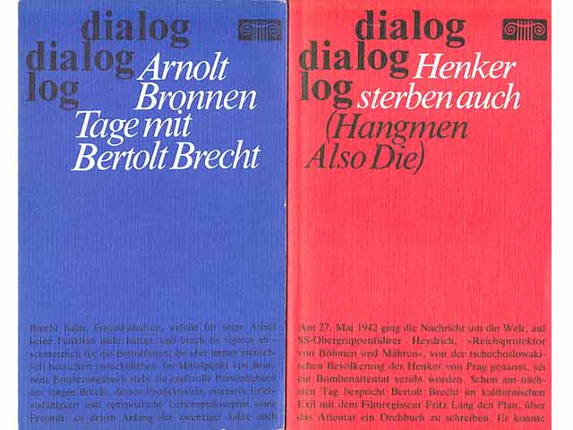 „Arnolt Bronnen/Bertolt Brecht“. 2 Titel. 