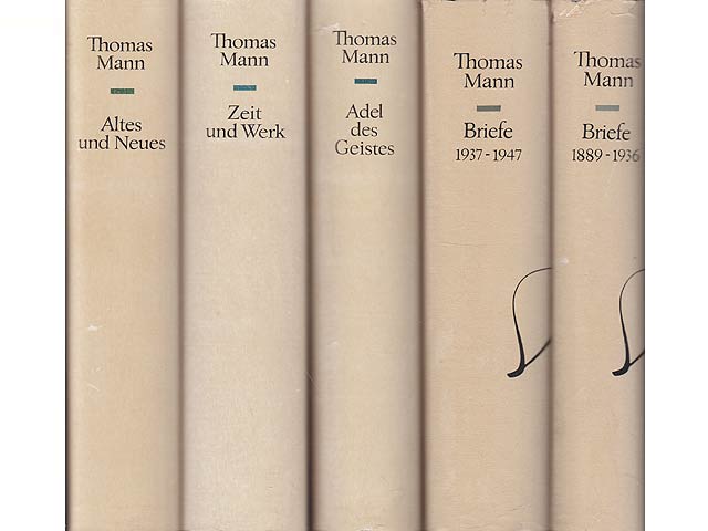 Büchersammlung „Thomas Mann“. 12 Titel. 