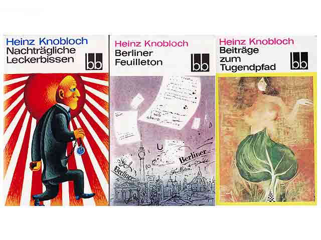 Büchersammlung „Heinz Knobloch“. 15 Titel. 