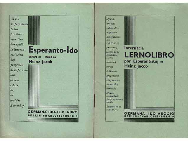 Büchersammlung „Sprachen erlernen. Esperanto“. 3 Titel. 