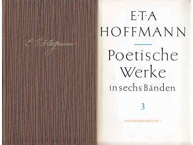 Poetische Werke in sechs Bänden. Bände 3 und 5. 1. Auflage