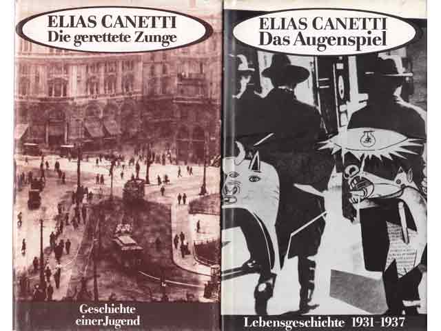 Büchersammlung "Elias Canetti". 4 Titel. 