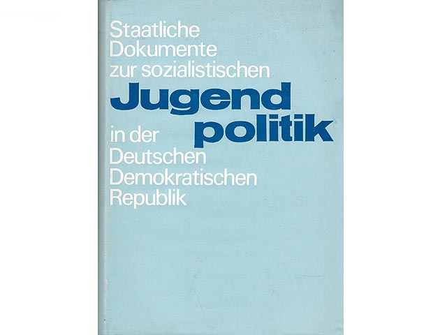 Büchersammlung "Jugendpolitik der DDR". 11 Titel. 