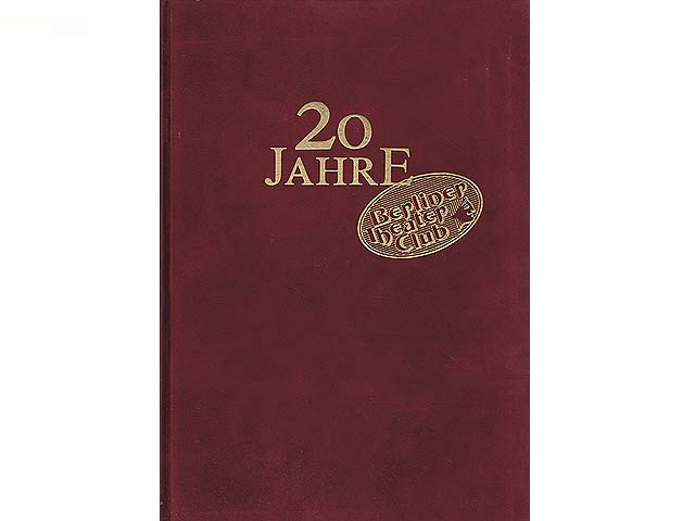 20 Jahre Berliner Theaterclub 1967-1987. Festschrift. Hrsg. Berliner Theaterclub e. V. Hardenbergstraße 6, 1000 Berlin