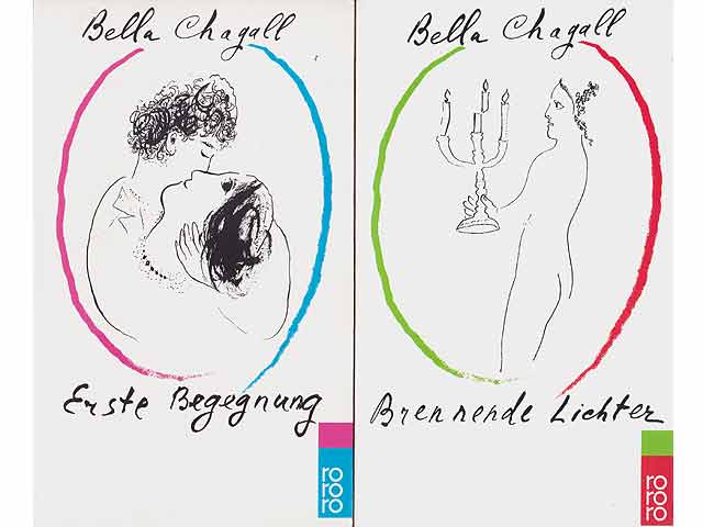 Büchersammlung "Bella Chagall und Mark Chagall". 3 Titel. 