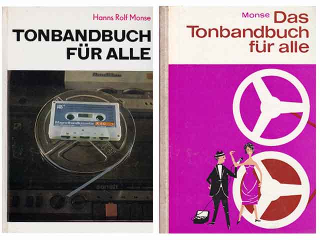 Büchersammlung "Das Tonbandbuch für alle". 3 Titel. 