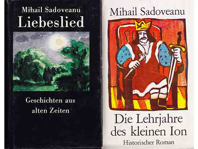 Büchersammlung "Mihail Sadoveanu". 9 Titel. 