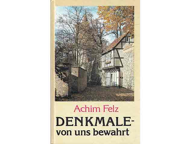 Büchersammlung "DDR Denkmale und Kunst". 4 Titel. 