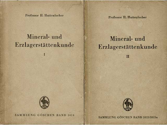 Broschürensammlung „Mineralogie, Petrographie“. 3 Titel. 
