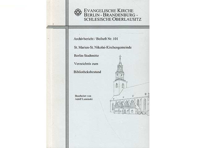 Büchersammlung "Findbücher Landesarchiv Berlin, Bibliotheksbestand Marienkirche Berlin". 4 Titel. 