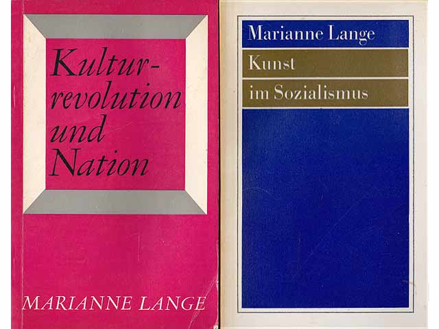 Konvolut "Marianne Lange". 3 Titel. 