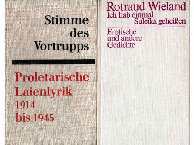 Büchersammlung „Gedichte“. 10 Titel. 