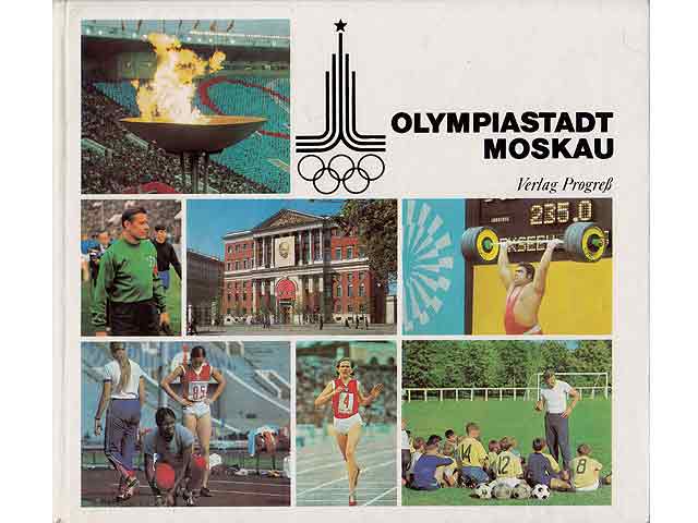 2 Titel "Olympiastadt Moskau". 