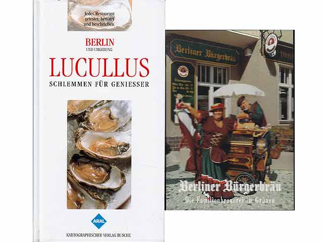 Konvolut "Gaststätten und Restaurants. Berlin und Umgebung". 2 Titel. 