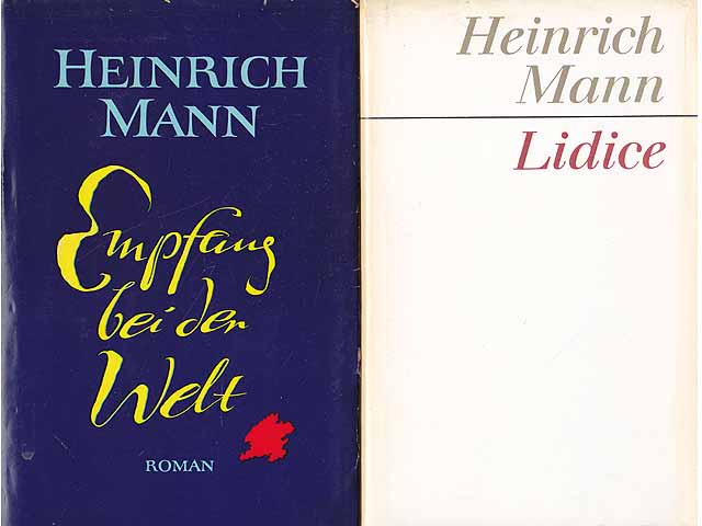 Konvolut "Heinrich Mann". 8 Titel. 