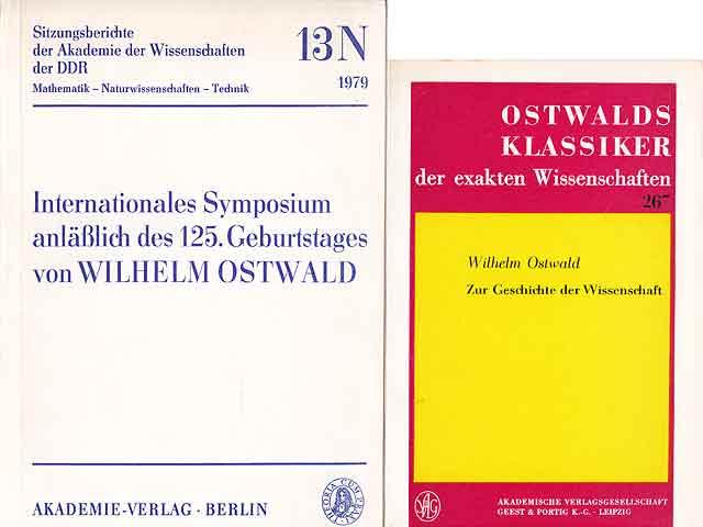 Büchersammlung "Wilhelm Ostwald". 4 Titel. 