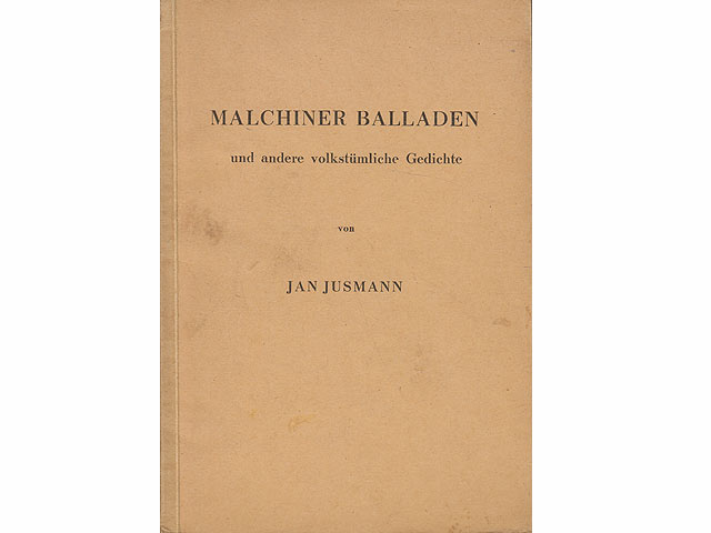 Malchiner Balladen und andere volkstümliche Gedichte