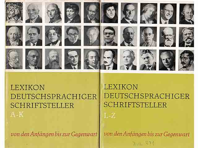 Sammlung "Lexika deutschsprachiger Schriftsteller". 6 Titel. 