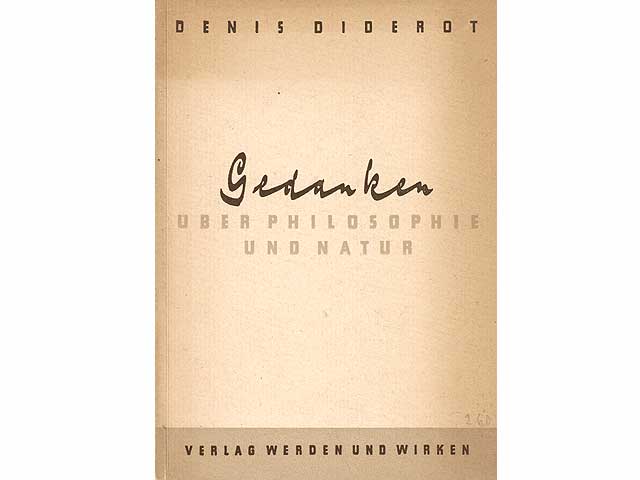 Büchersammlung "Denis Diderot". 3 Titel. 