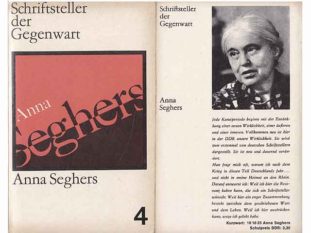 Anna Seghers. Leben und Werk. Reihe Schriftsteller der Gegenwart. Heft 4