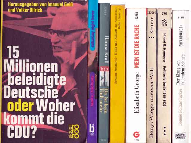 Sammlung "Taschenbücher Verschiedenes.". 8 Titel. 