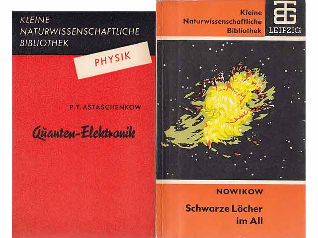 Konvolut "Kleine Naturwissenschaftliche Bibliothek, Reihe Physik". 5 Titel. 