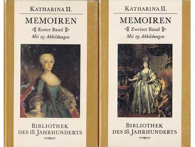 Büchersammlung "Katharina II.". 5 Titel. 