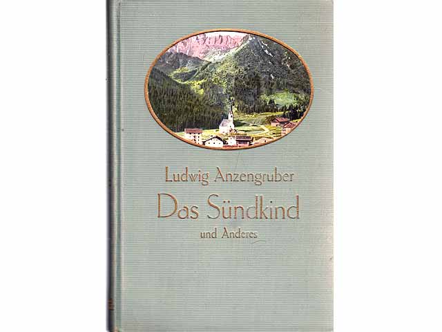 Büchersammlung "Ludwig Anzengruber". 6 Titel. 