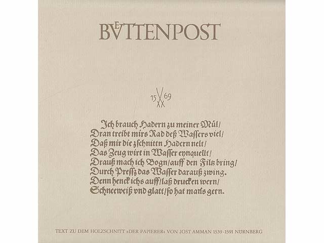 Büttenpost 24/24. EVP 14,50 M