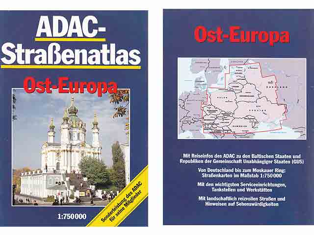 ADAC-Straßenatlas Ost-Europa. 1:750 000