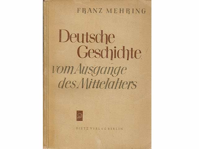 Konvolut "Franz Mehring". 3 Titel. 