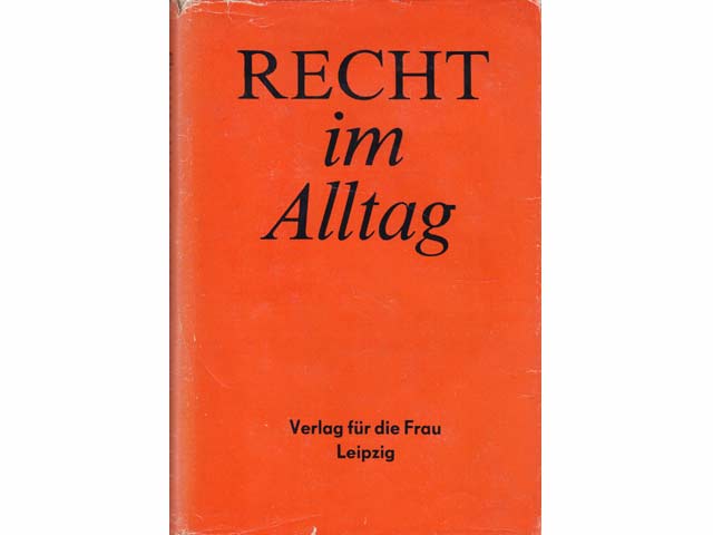 Büchersammlung "Recht im Alltag der DDR". 4 Titel. 