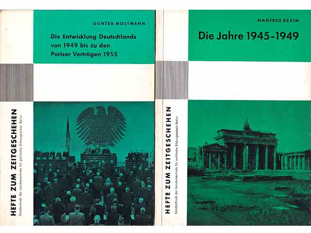 Konvolut "Zur Geschichte der Bundesrepublik Deutschland". 12 Titel. 