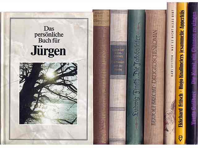 Büchersammlung „Verschiedenes“. 8 Titel. 