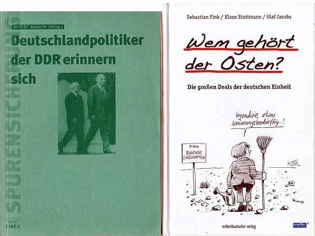 Büchersammlung „Deutsch-Deutsche-Wende“. 4 Titel. 