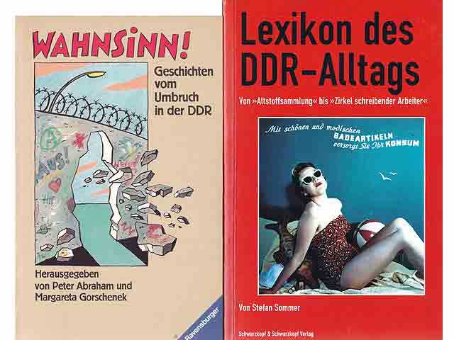 Büchersammlung „Deutsch-Deutsche-Wende“. 4 Titel. 