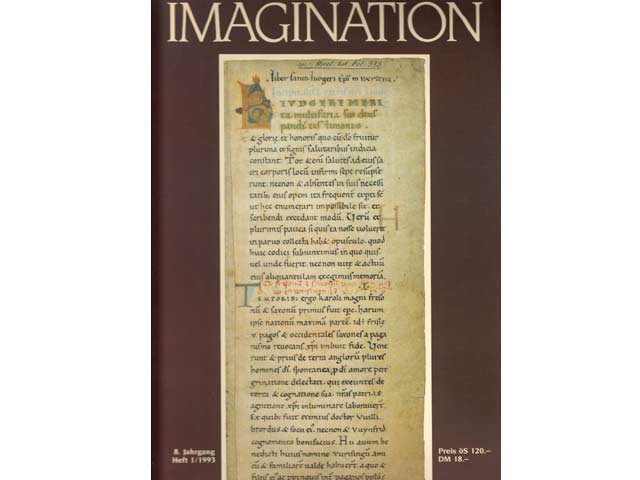 Imagination. Aus der Welt des Mittelalters. Zeitschrift für Freunde des alten Buches. Hrsg. Manfred Kramer.  4 Titel. 