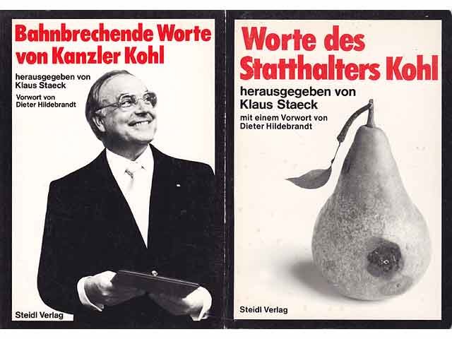 Büchersammlung "Helmut Kohl. Politsatire". 5 Titel. 