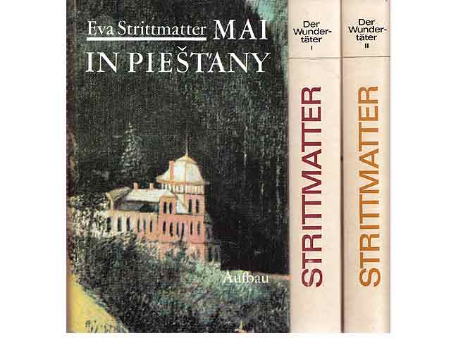 Büchersammlung "Eva und Erwin Strittmatter". 3 Titel. 